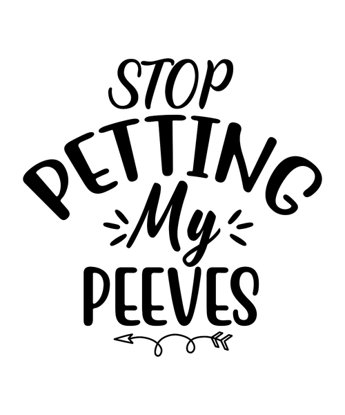 Stop Petting My Peeves-01 (18) Poster Canvas Movie Film Print A0 A1 A2 A3 A4 A5