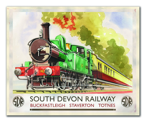 South_Devon_Railway Poster Canvas Movie Film Print A0 A1 A2 A3 A4 A5 A6 Art Wall