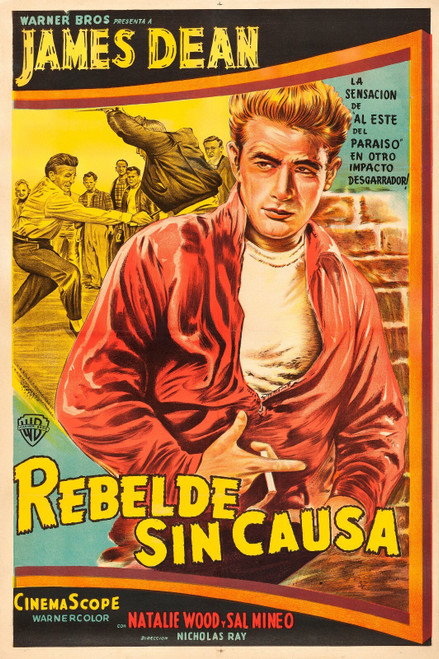 Rebel Without a Cause (1955)_3 Poster Canvas Movie Film Print A0 A1 A2 A3 A4 A5