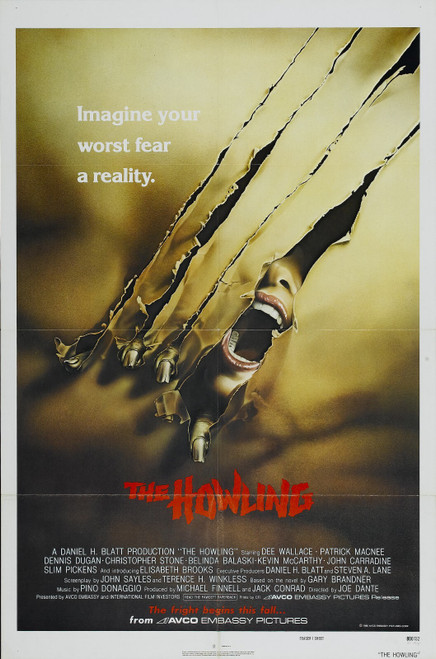 The Howling (1981)_1 Poster Canvas Movie Film Print A0 A1 A2 A3 A4 A5 A6 Art Wal