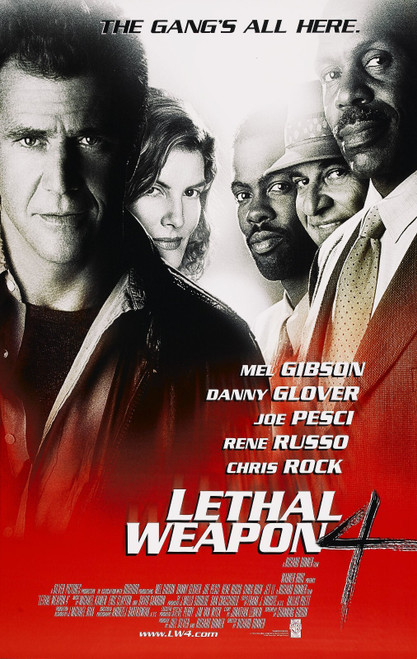 Lethal Weapon 4 (1998)_2 Poster Canvas Movie Film Print A0 A1 A2 A3 A4 A5 A6 Art
