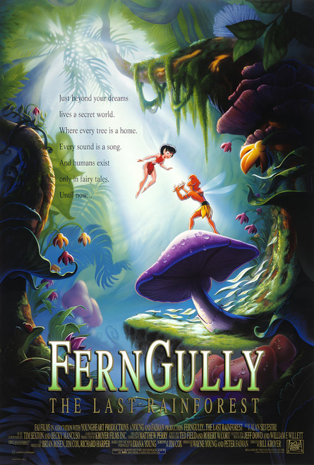 Ferngully_ The Last Rainforest (1992)_2- upscaled Poster Canvas Movie Film Print