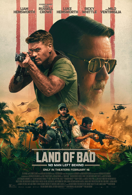 Land of Bad (2024)_1 Poster Canvas Movie Film Print A0 A1 A2 A3 A4 A5 A6 Art Wal