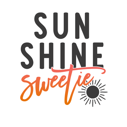 sunshine sweetie (2) Funny Poster Canvas Art Print A0 A1 A2 A3 A4 A5 A6 Art Wall