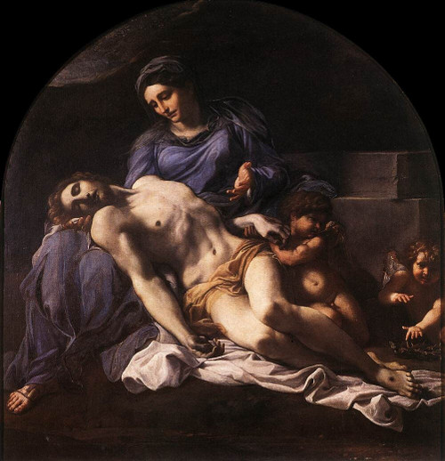 Carracci_Annibale_Pieta Poster Canvas Movie Film Print A0 A1 A2 A3 A4 A5 A6 Art