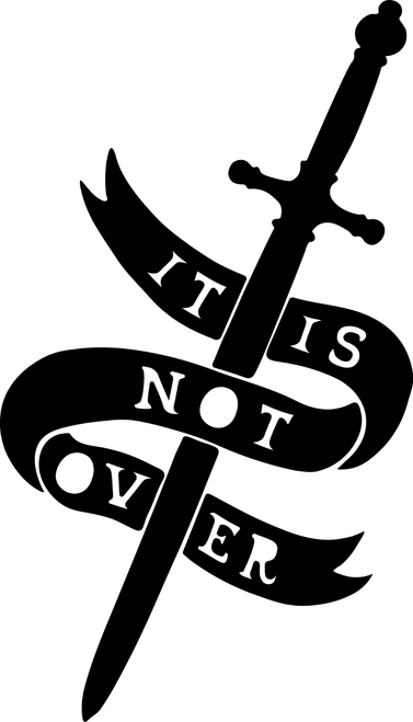 26_ It Is Not Over Poster Canvas Movie Film Print A0 A1 A2 A3 A4 A5 A6 Art Wall