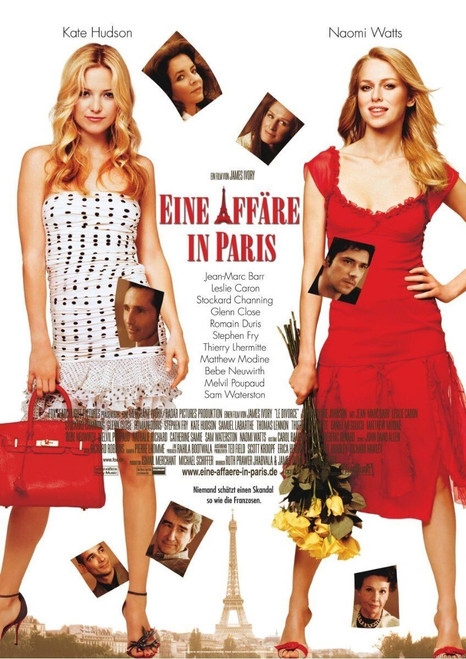 Le Divorce (2003)_3 Poster Canvas Movie Film Print A0 A1 A2 A3 A4 A5 A6 Art Wall