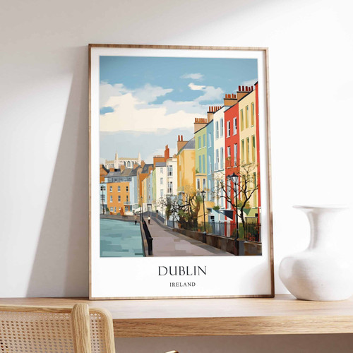 2_Dublin Poster, Ireland Poster, European Poster, Guinness Poster, Celtic Poster