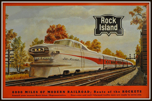 Chicago_Rock_Island_and_Pacific_Railway_Advertisement (1) Poster Canvas Movie Fi