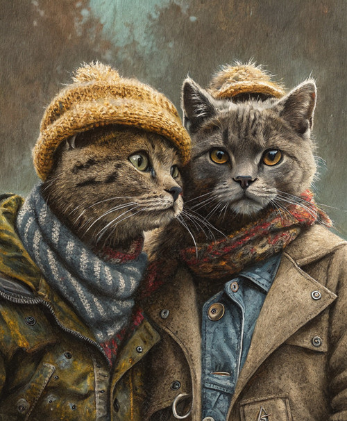 Cat Owner PortraitCat Portrait Custom Pet Portrait Pet Memorial Dog Cat Lover