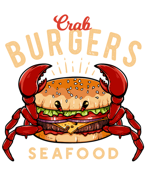 crab burger Poster Canvas Movie Film Print A0 A1 A2 A3 A4 A5 A6 Art Wall Decorat