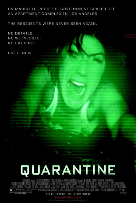 Quarantine (2008)_1 Poster Canvas Movie Film Print A0 A1 A2 A3 A4 A5 A6 Art Wall