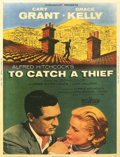 To Catch a Thief (1955)_2 Poster Canvas Movie Film Print A0 A1 A2 A3 A4 A5 A6 Ar