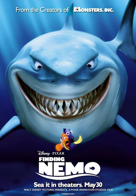 Finding Nemo- upscaled Poster Canvas Movie Film Print A0 A1 A2 A3 A4 A5 A6 Art W