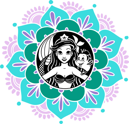 Ariel-princess Poster Canvas Movie Film Print A0 A1 A2 A3 A4 A5 A6 Art Wall Deco