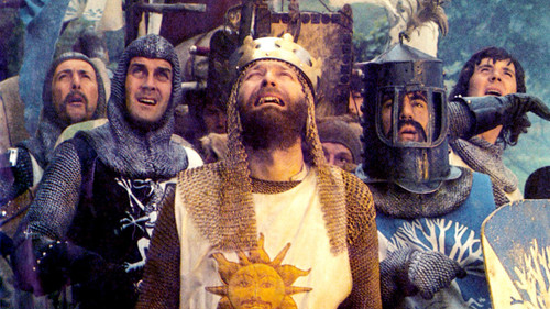 Holy Grail Monty Python Version (9) Poster Canvas Movie Film Print A0 A1 A2 A3