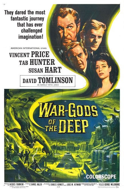 War Gods Of The Deep 01 Poster Canvas Movie Film Print A0 A1 A2 A3 A4 A5 A6 Art