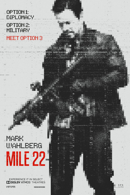 Mile 22 ver1 Poster Canvas Movie Film Print A0 A1 A2 A3 A4 A5 A6 Art Wall Decor