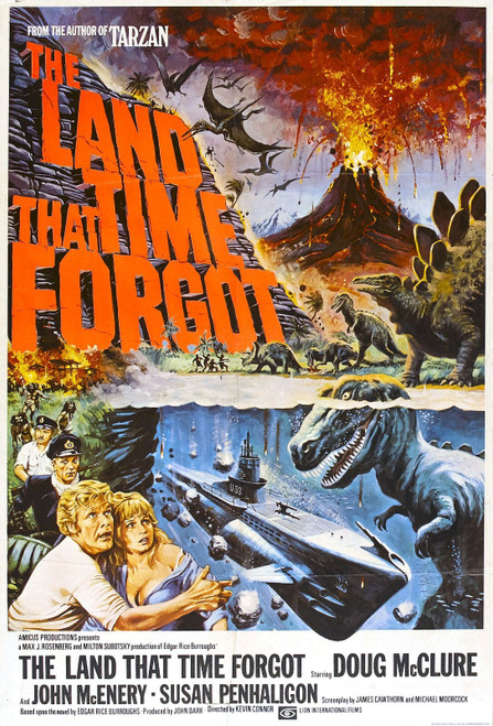 Land That Time Forgot 03 Poster Canvas Movie Film Print A0 A1 A2 A3 A4 A5 A6 Art