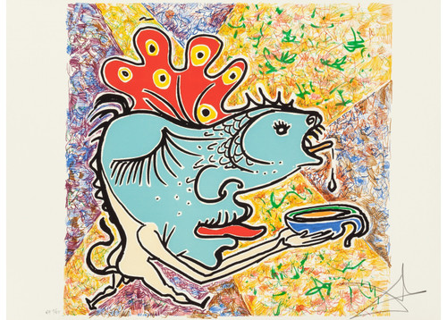 Salvador Dalí - Le poisson La Jungle Humaine 1976 Picture 1 Poster Canvas Movie