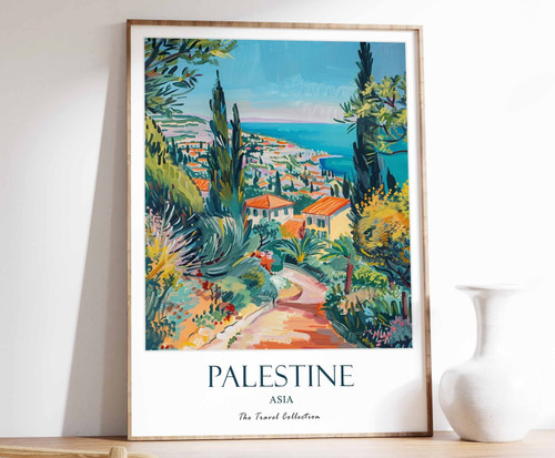 8_Palestine Print, Palestine Travel Poster, Islamic Decor, Islamic Art, Islamic