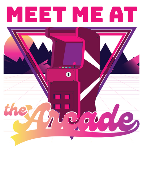 33. Meet Me At The Arcade (2) Poster Canvas Movie Film Print A0 A1 A2 A3 A4 A5 A