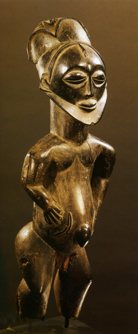 1601-1800 Statue Hemba du village Kaboja, Bois, Zaire Rule Hemba of the village