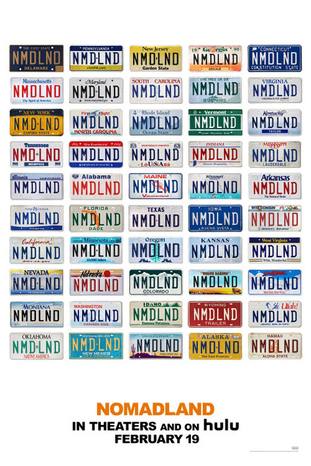 Nomadland 7 Poster Canvas Movie Film Print A0 A1 A2 A3 A4 A5 A6 Art Wall Decorat