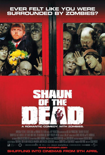 Shaun of the Dead (2004)_1 Poster Canvas Movie Film Print A0 A1 A2 A3 A4 A5 A6 A