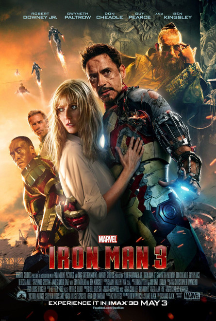 iron man 3 Poster Canvas Movie Film Print A0 A1 A2 A3 A4 A5 A6 Art Wall Decorati