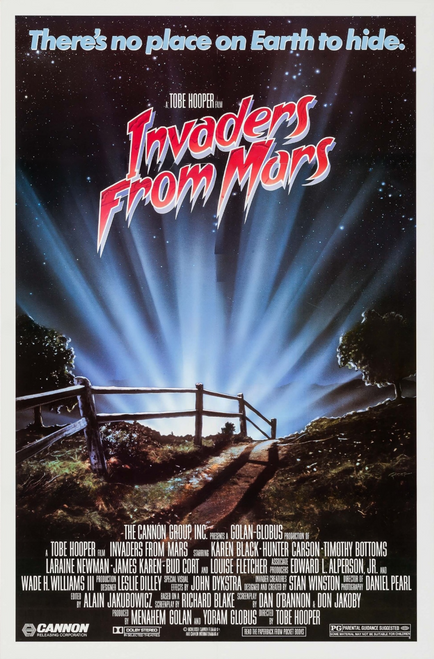 Invaders from Mars (1986)_1-fotor-202409276821 Poster Canvas Movie Film Print A0