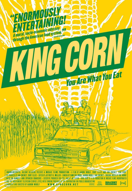 King Corn (2007)_0 Poster Canvas Movie Film Print A0 A1 A2 A3 A4 A5 A6 Art Wall