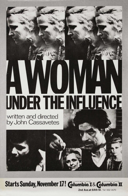 A Woman Under the Influence (1974)_0 Movie Film Poster Canvas iconic design