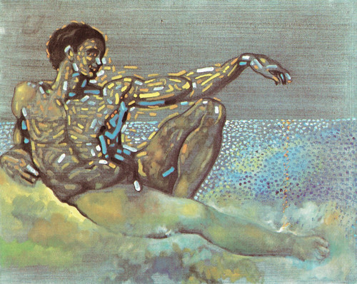 Salvador Dali - Figurine inspired by Michelangelo's Adam 1982 Poster Canvas Movi