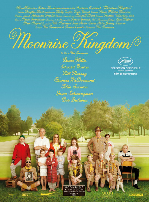 Moonrise Kingdom (2012)_2 Poster Canvas Movie Film Print A0 A1 A2 A3 A4 A5 A6 Ar