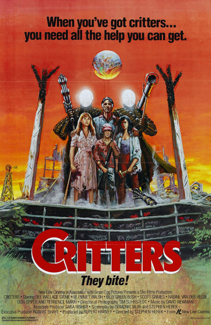 Critters 1 02 Poster Canvas Print Art Painting Decor Reprint wall A0 A1 A2 A3 A4