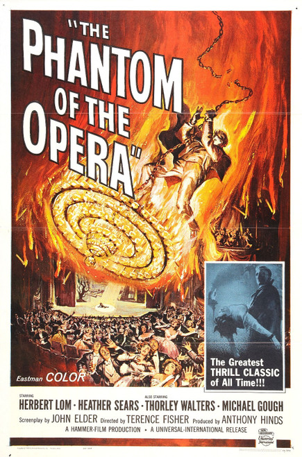 Phantom Of Opera 1962 01 Poster Canvas Movie Film Print A0 A1 A2 A3 A4 A5 A6 Art
