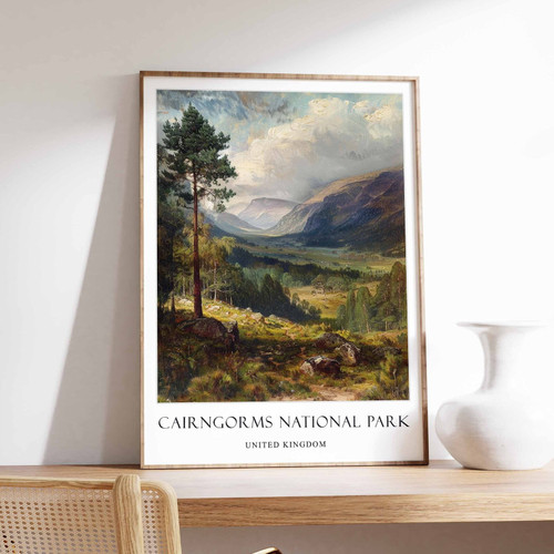 2_Cairngorms National Park Poster, Home Decor, British Wall Art, United Kingdom