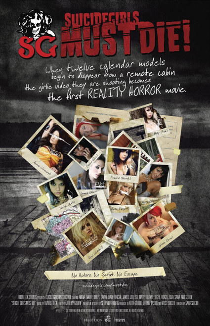 SuicideGirls Must Die! (2010)_0 Poster Canvas Movie Film Print A0 A1 A2 A3 A4 A5