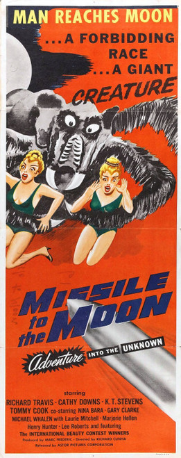 Missile To Moon 02 Poster Canvas Movie Film Print A0 A1 A2 A3 A4 A5 A6 Art Wall