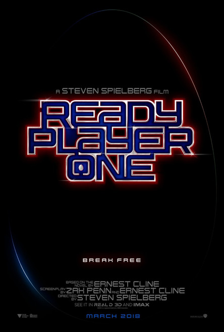 Ready Player One (2018)_1 Poster Canvas Movie Film Print A0 A1 A2 A3 A4 A5 A6 Ar