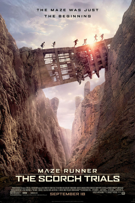 Maze Runner The Scorch T- Poster (A0-A4) Film Movie Picture Art Wall Decor Actor