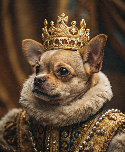 King Pet PortraitCommender Pet PortraitRoyal Pet PortraitRegal Pet PortraitCusto