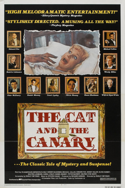 Cat And Canary 1978 01 Poster Canvas Movie Film Print A0 A1 A2 A3 A4 A5 A6 Art W