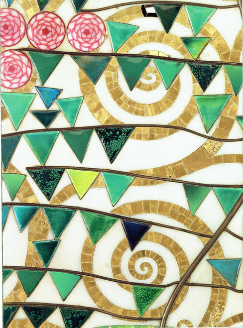 Detail of mosaic wall Klimt 1909 11  p1