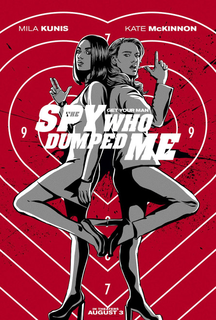 The Spy Who Dumped Me (2018)_23 Poster Canvas Movie Film Print A0 A1 A2 A3 A4 A5