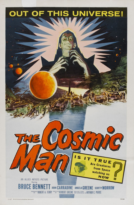 Cosmic Man 01 Poster Canvas Print Art Painting Decor Reprint wall A0 A1 A2 A3 A4