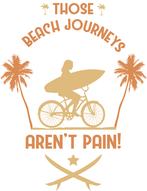 Those Beach Journeys arent Pain Poster Canvas Movie Film Print A0 A1 A2 A3 A4 A5