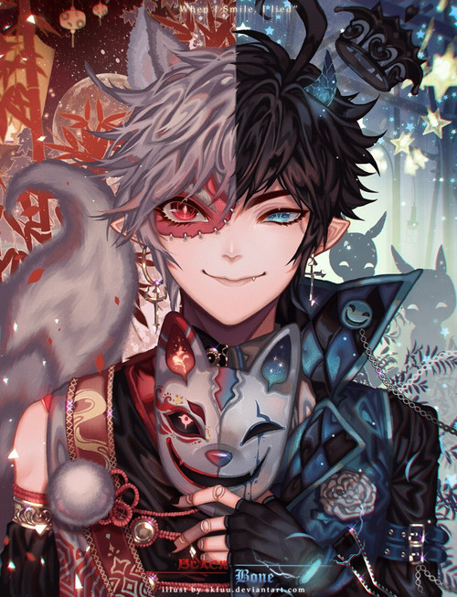 Anime Boy Smile Poster Canvas Movie Film Print A0 A1 A2 A3 A4 A5 A6 Art Wall Dec