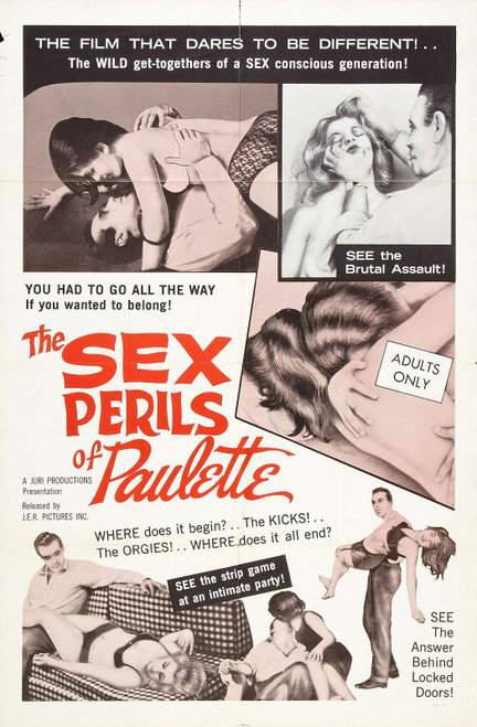 Sex Perils Of Paulette 01 Poster Canvas Movie Film Print A0 A1 A2 A3 A4 A5 A6 Ar
